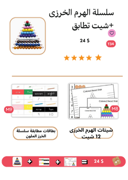 باكدج سلسة الهرم الخرزى +شيت تطابق